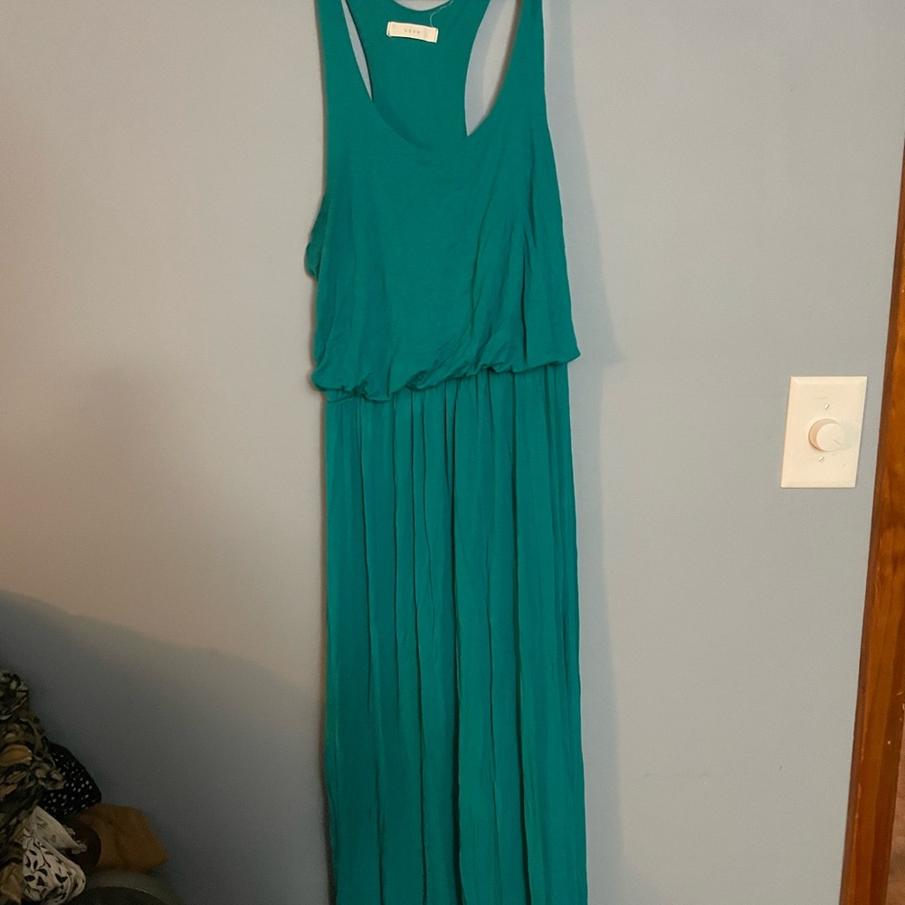 Lush Teal Maxi Dress